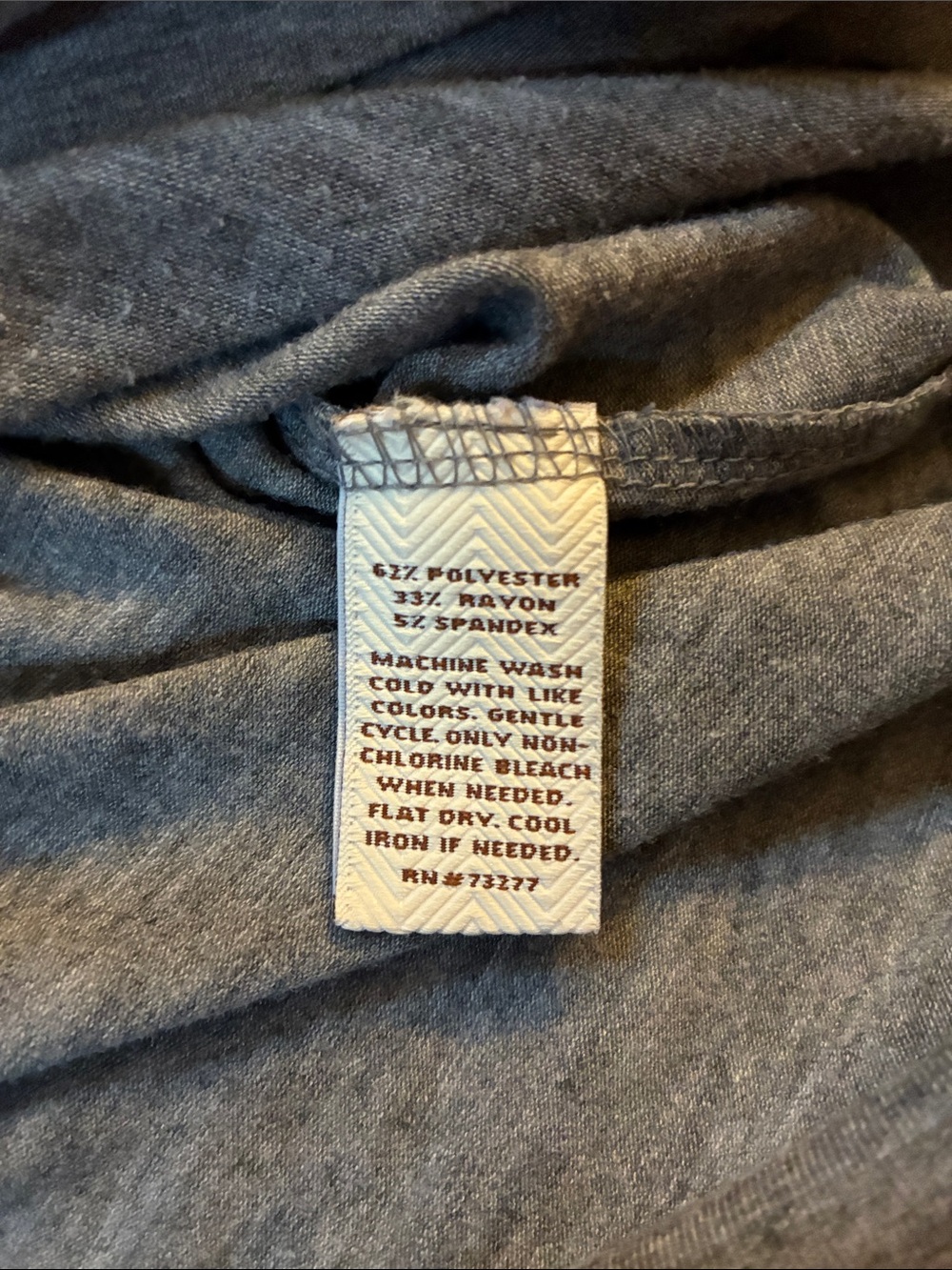 Casual Drawstring Jersey Skirt - Gray - Picture 5 of 6